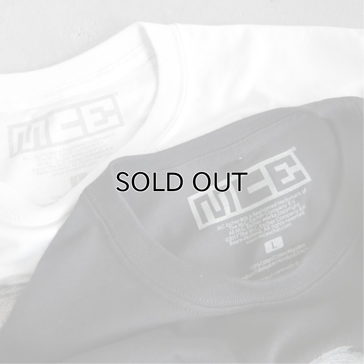 画像2: NEW "M.C. ESCHER" Multi Print T-Shirts　color : WHITE, BLACK　size M, L, XL (2)