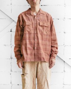 画像7: Riprap "OPEN COLLAR SHIRT" -21W PLAID CORDS-　color BRICK (7)
