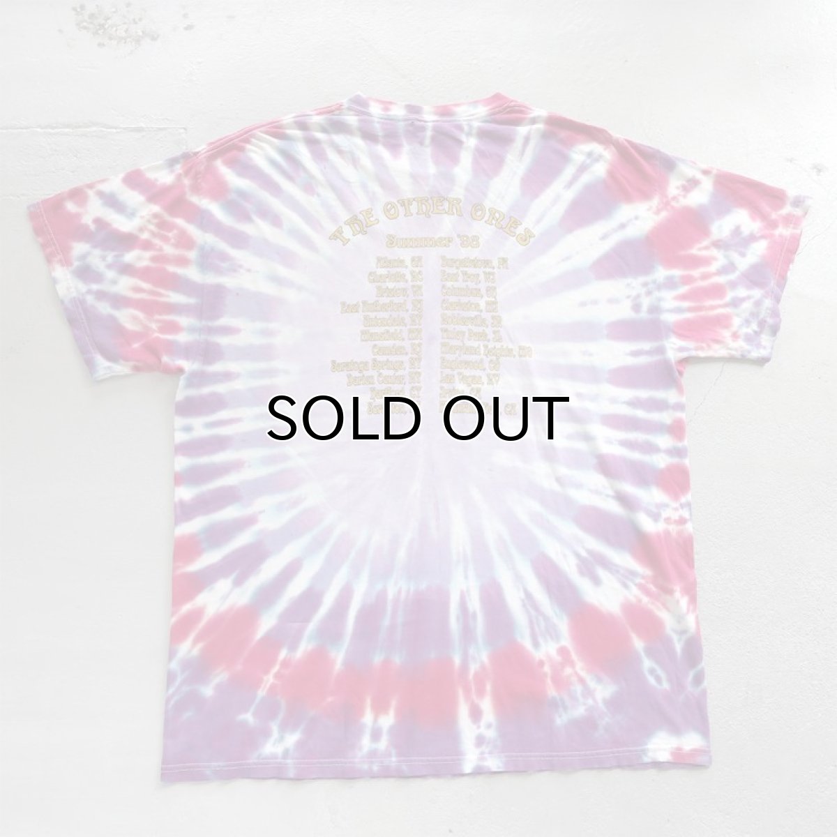 画像2: 1990's "THE OTHER ONES" Tour Print T-Shirt　TYE DYE　size XL-XXL (2)