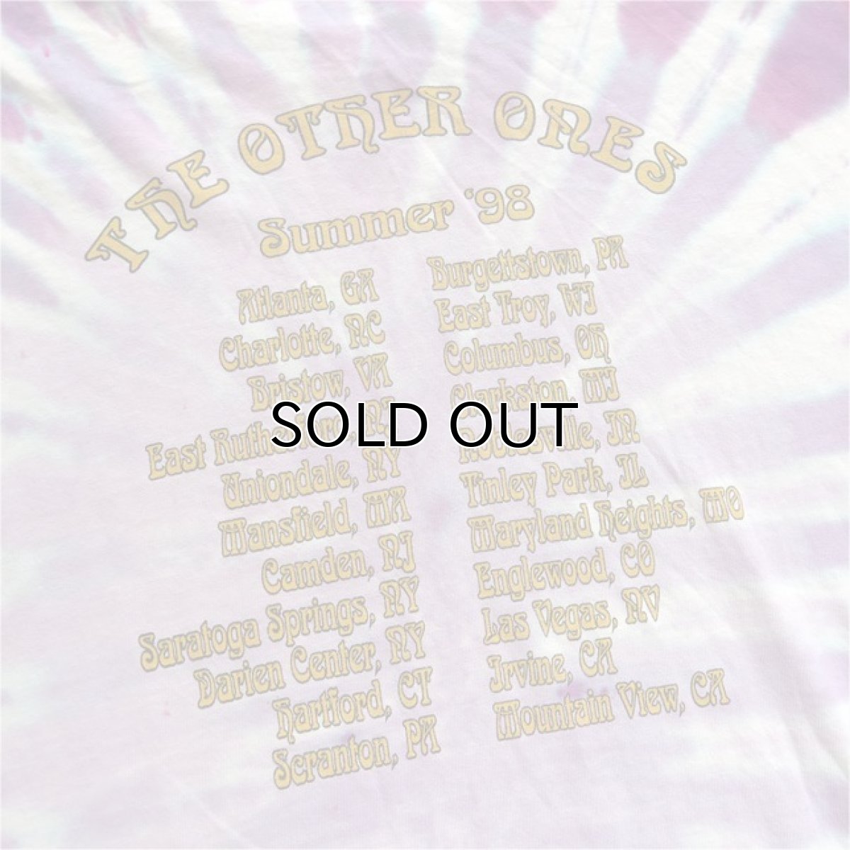 画像6: 1990's "THE OTHER ONES" Tour Print T-Shirt　TYE DYE　size XL-XXL (6)