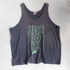 画像1: 1990's "NIKE" Logo Print Tank Top　BLACK　size XXL (1)