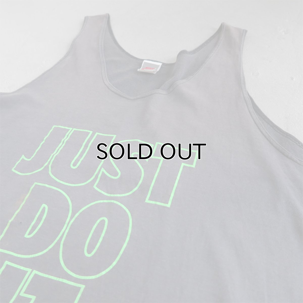 画像5: 1990's "NIKE" Logo Print Tank Top　BLACK　size XXL (5)