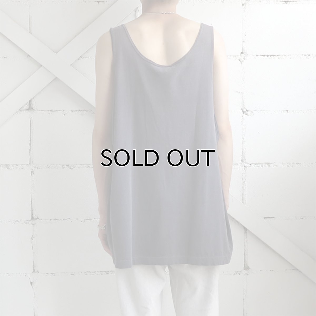 画像3: 1990's "NIKE" Logo Print Tank Top　BLACK　size XXL (3)