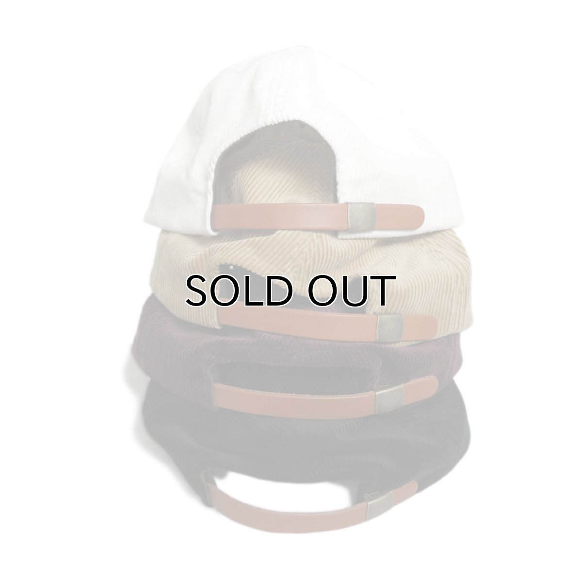 画像2: Riprap "Semi Long Brim Cap" -Fat Corduroy- color WHITE, BEIGE, MARRON, BLACK size FREE (2)