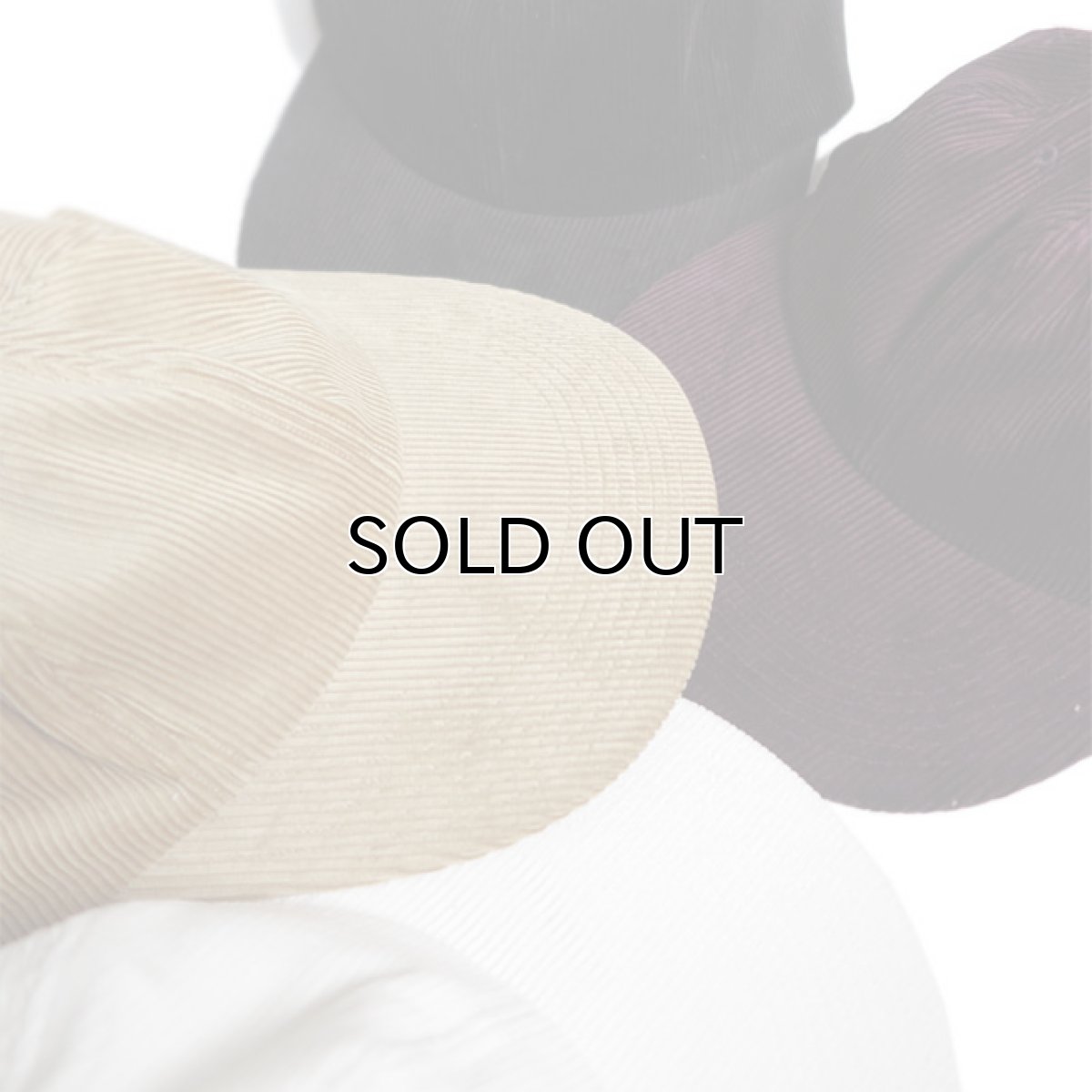 画像4: Riprap "Semi Long Brim Cap" -Fat Corduroy- color WHITE, BEIGE, MARRON, BLACK size FREE (4)