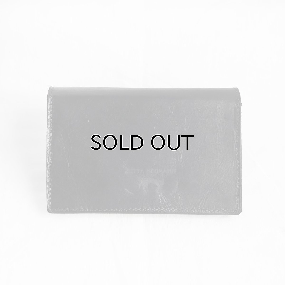 画像2: "JUTTA NEUMANN" WAITER'S WALLET  -MEDIUM SIZE-　color BLACK / BLOOD ORANGE (2)