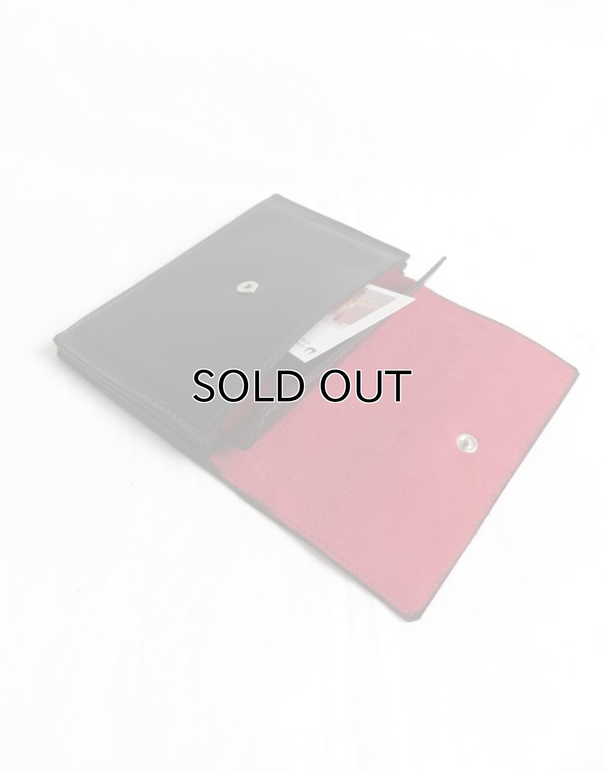 画像6: "JUTTA NEUMANN" WAITER'S WALLET  -MEDIUM SIZE-　color BLACK / BLOOD ORANGE (6)