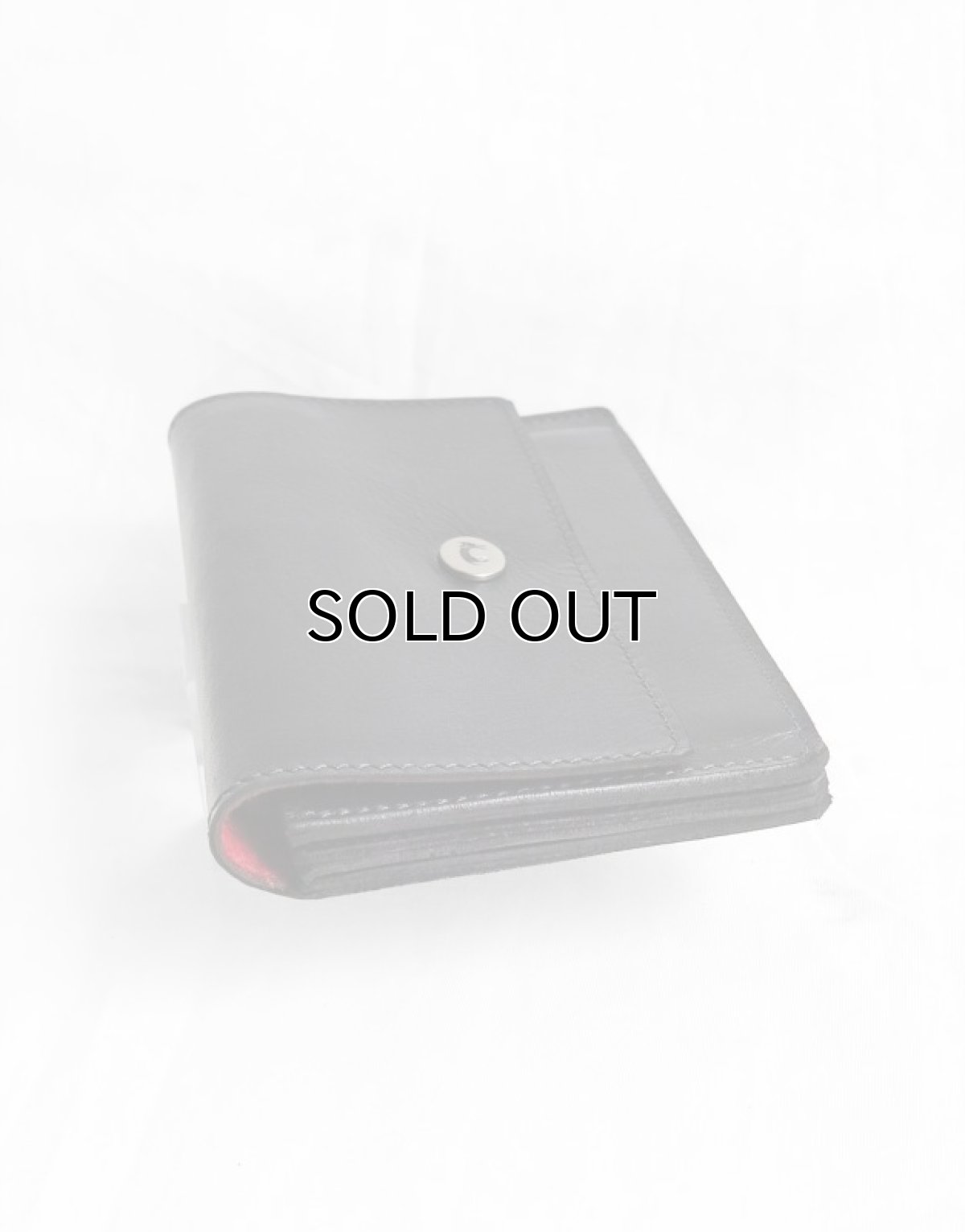 画像4: "JUTTA NEUMANN" WAITER'S WALLET  -MEDIUM SIZE-　color BLACK / BLOOD ORANGE (4)