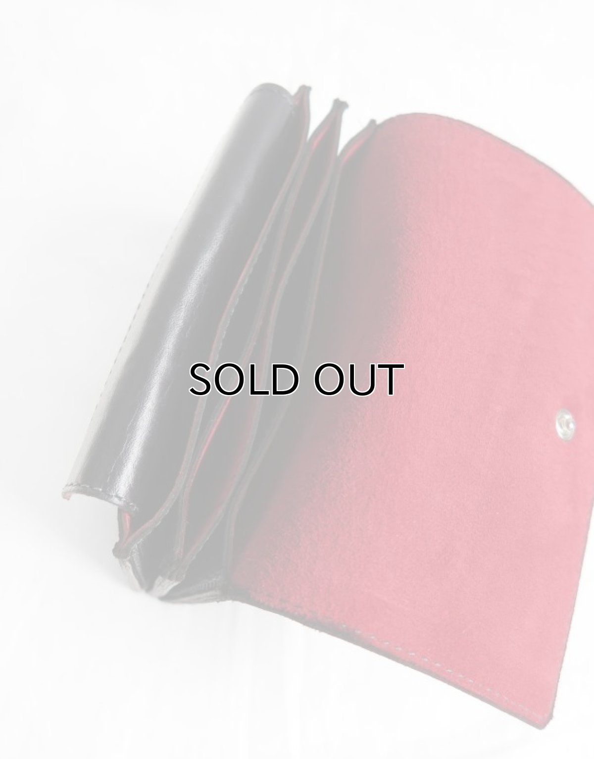 画像8: "JUTTA NEUMANN" WAITER'S WALLET  -MEDIUM SIZE-　color BLACK / BLOOD ORANGE (8)