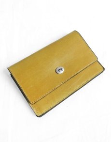 画像3: "JUTTA NEUMANN" WAITER'S WALLET  -MEDIUM SIZE-　color MUSTARD / TURQUOISE (3)
