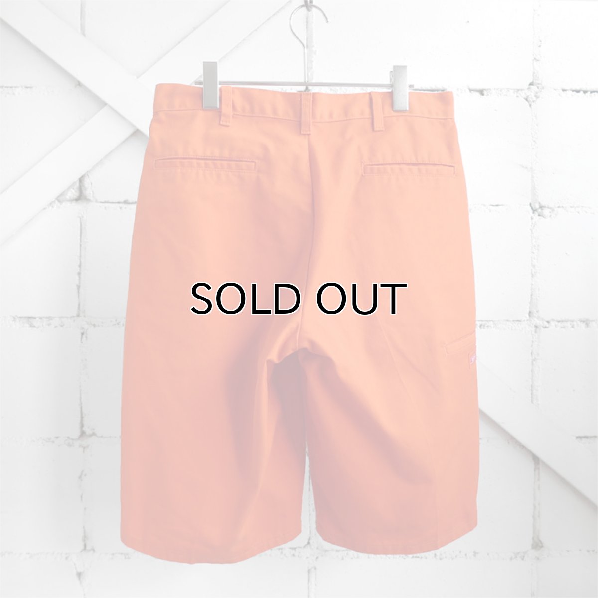 画像2: "Dickies" Loose Fit Work Shorts　ORANGE　size W32INCH (2)