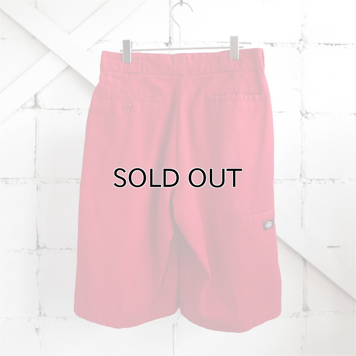 画像2: "Dickies" Loose Fit Work Shorts　RED　size W32INCH (2)