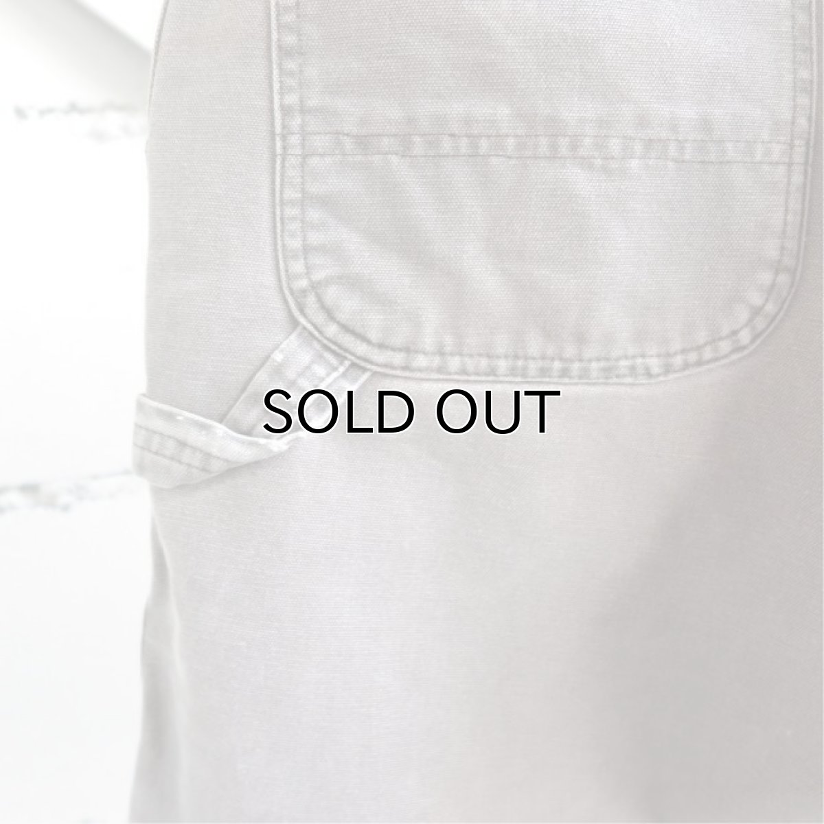 画像8: "Carhartt" Duck Canvas Work Shorts　LIGHT BRWON　size W34INCH (8)