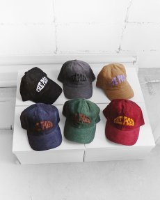 画像1: THE POEM "刺繍LOGO BASEBALL CAP"　6色展開　size FREE (1)
