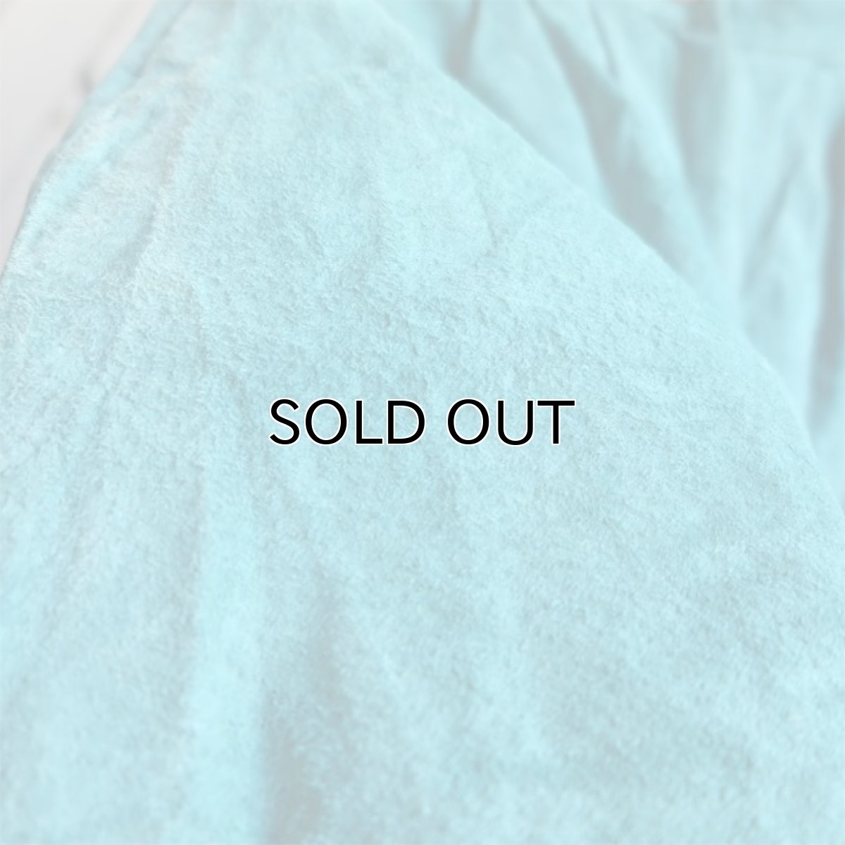 画像7: 1980-90's "DON'T STOP" Pig Suede Leather Tuck Shorts　TURQUOISE BLUE　size W31INCH (7)