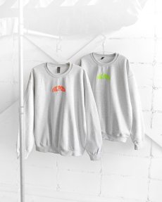 画像2: THE POEM "刺繍LOGO SWEAT SHIRT"　2色展開　size M~2XL (2)