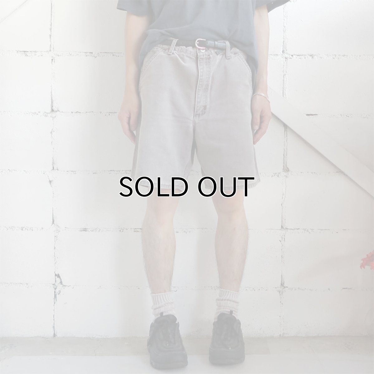 画像3: "Carhartt" Duck Canvas Work Shorts　LIGHT BRWON　size W34INCH (3)