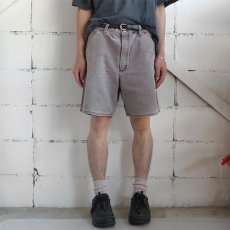 画像3: "Carhartt" Duck Canvas Work Shorts　LIGHT BRWON　size W34INCH (3)