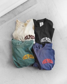 画像2: THE POEM "刺繍LOGO L/S TEE"　4色展開　size M~2XL (2)