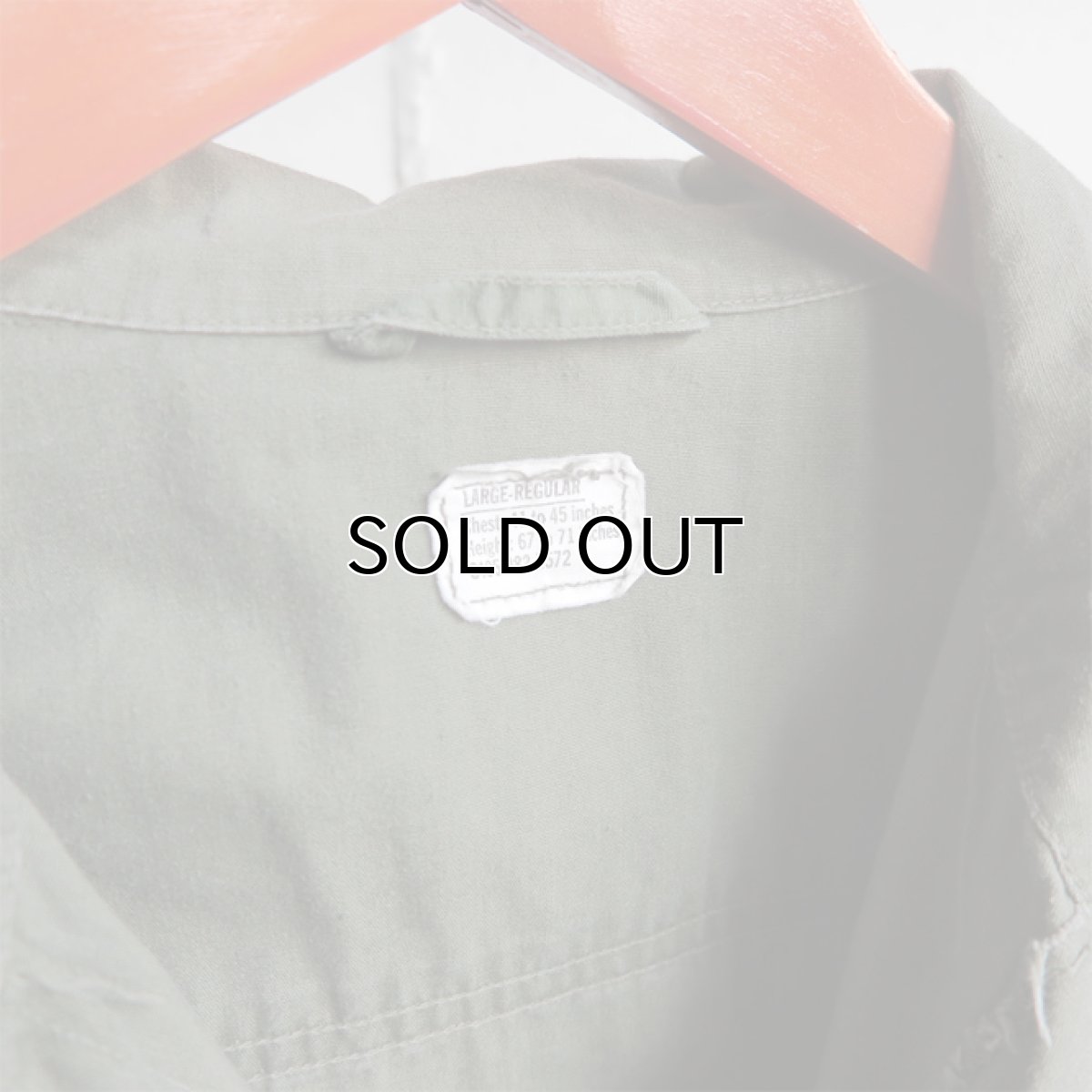 画像7: 1960's "U.S. ARMY"  COTTON POPRIN JUNGLE FATIGUE JACKET size LARGE-REGULAR (7)