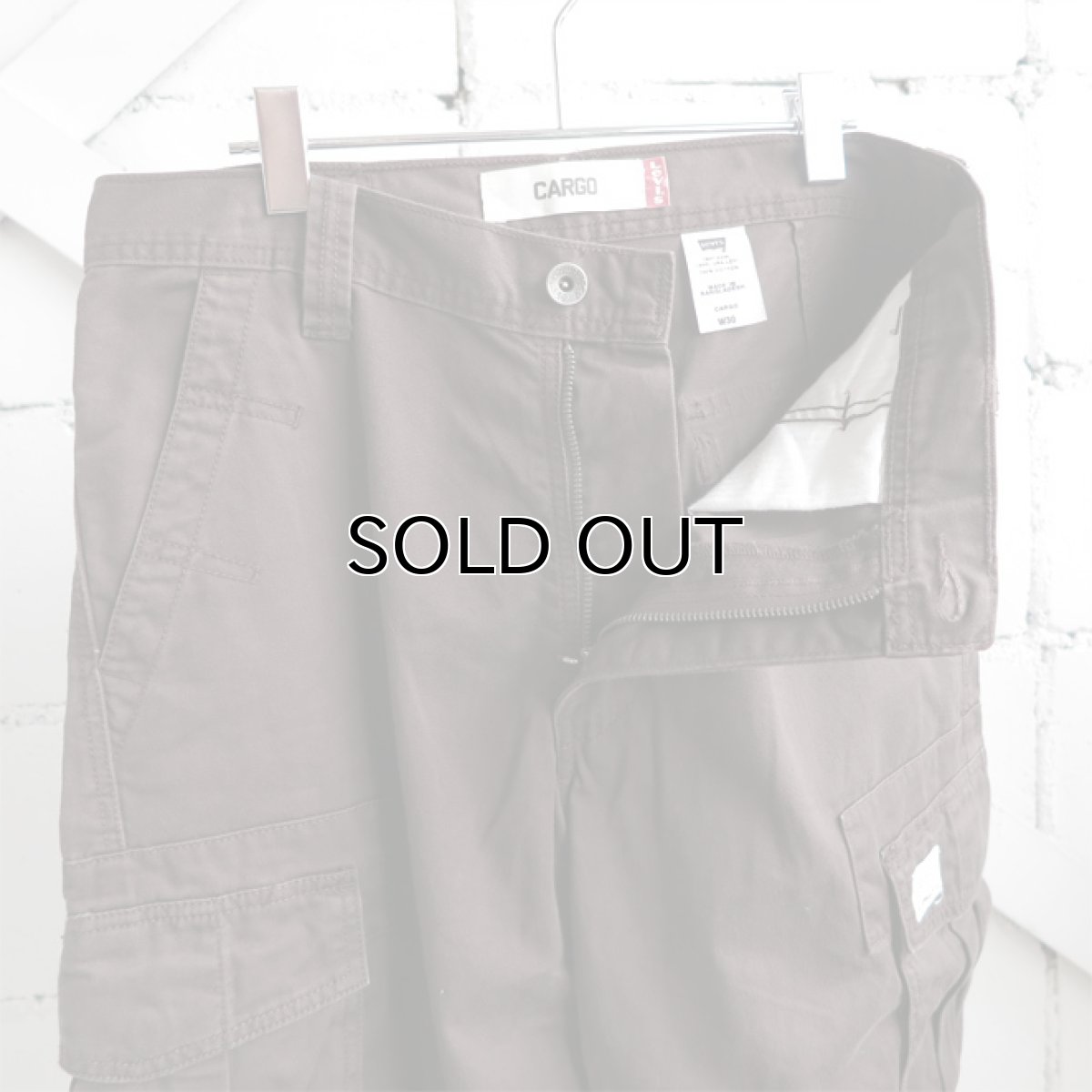 画像6: "Levi's" Chino Cargo Shorts　BROWN　size W34INCH (6)