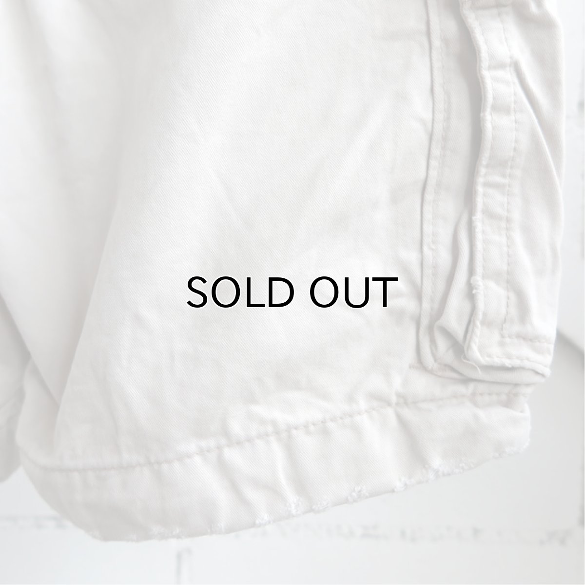 画像8: "Abercrombie & Fitch" Chino Cargo Shorts　IVORY　size W34INCH (8)