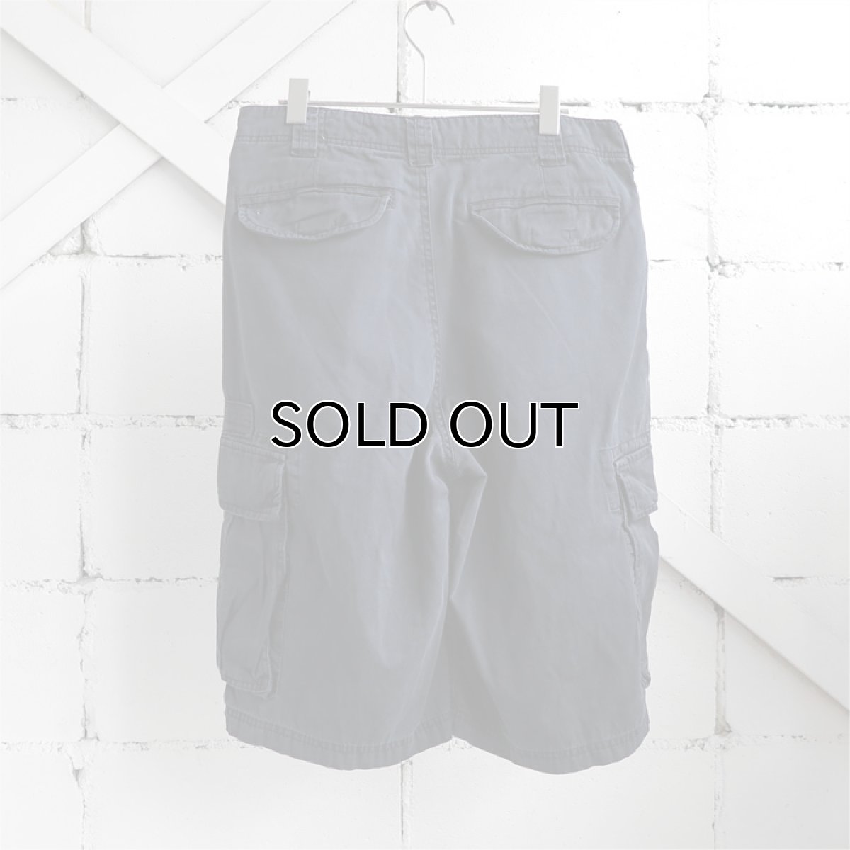 画像2: "ECKO UNLTD" Chino Cargo Shorts DARK NAVY size W33INCH (2)