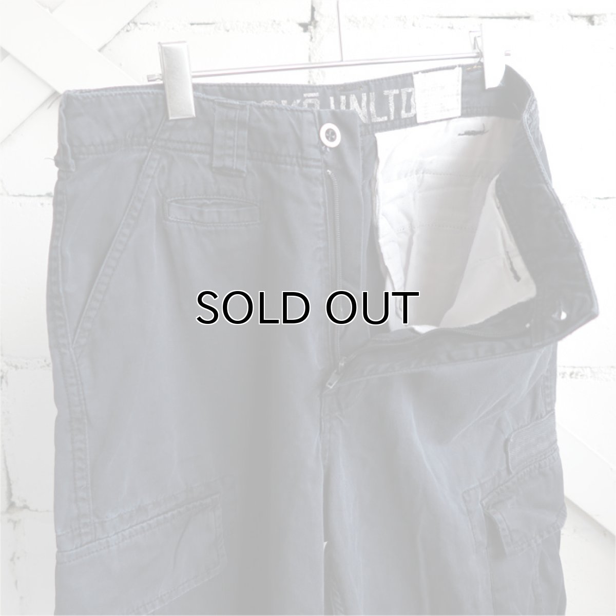 画像6: "ECKO UNLTD" Chino Cargo Shorts DARK NAVY size W33INCH (6)