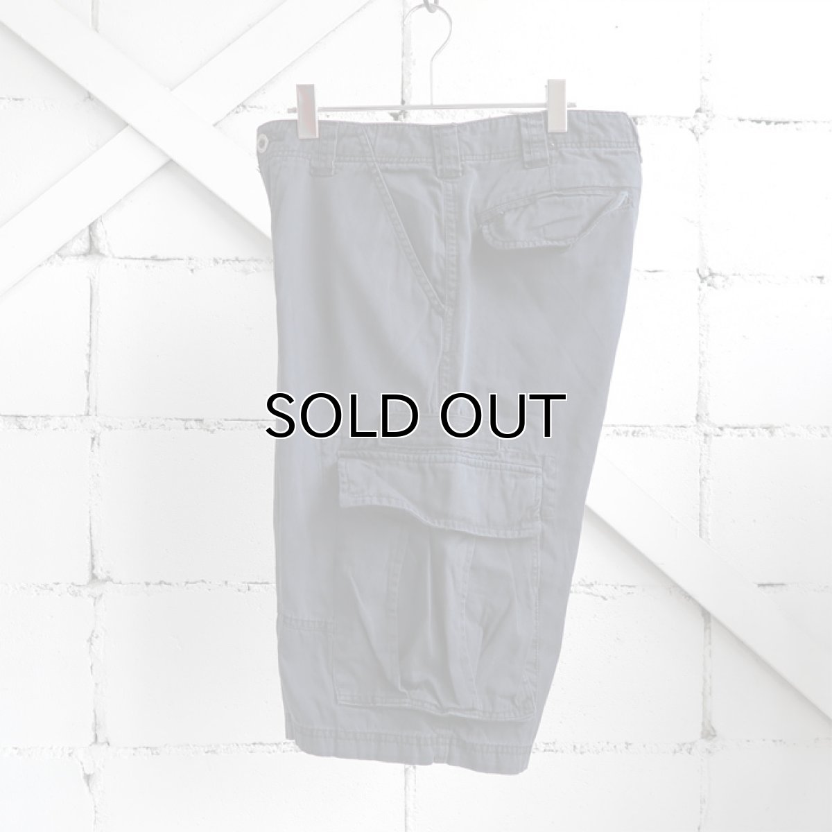 画像5: "ECKO UNLTD" Chino Cargo Shorts DARK NAVY size W33INCH (5)