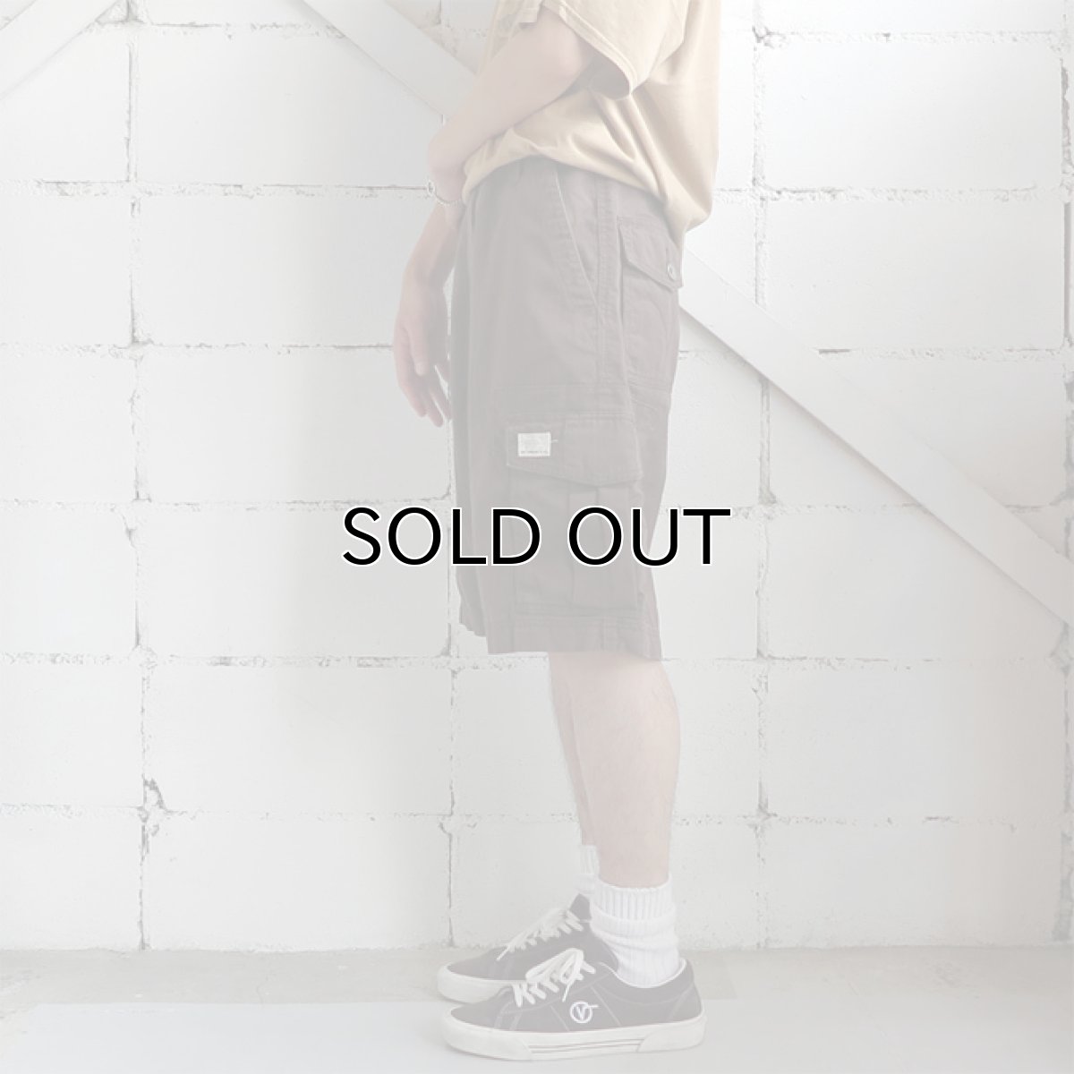 画像4: "Levi's" Chino Cargo Shorts　BROWN　size W34INCH (4)