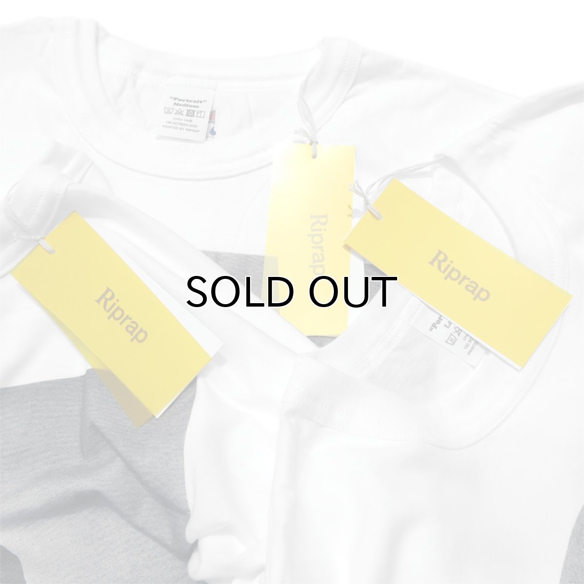 画像5: Riprap "Portrait" Tee　color : WHITE　size MEDIUM, LARGE, X-LARGE (5)