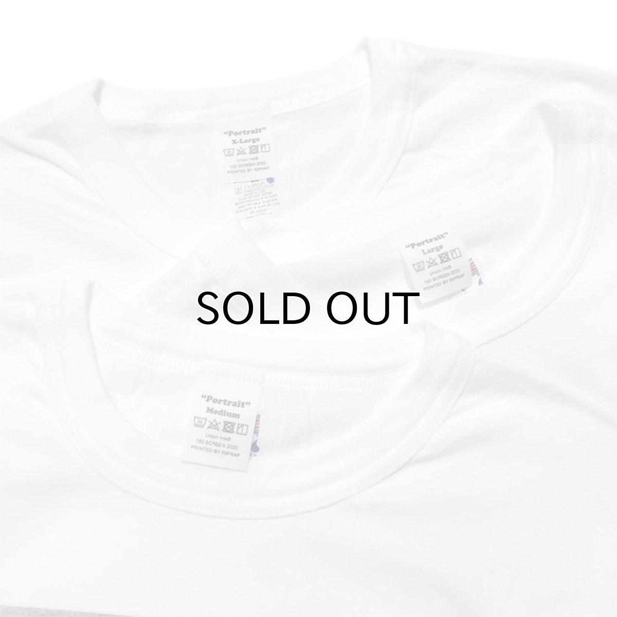 画像2: Riprap "Portrait" Tee　color : WHITE　size MEDIUM, LARGE, X-LARGE (2)
