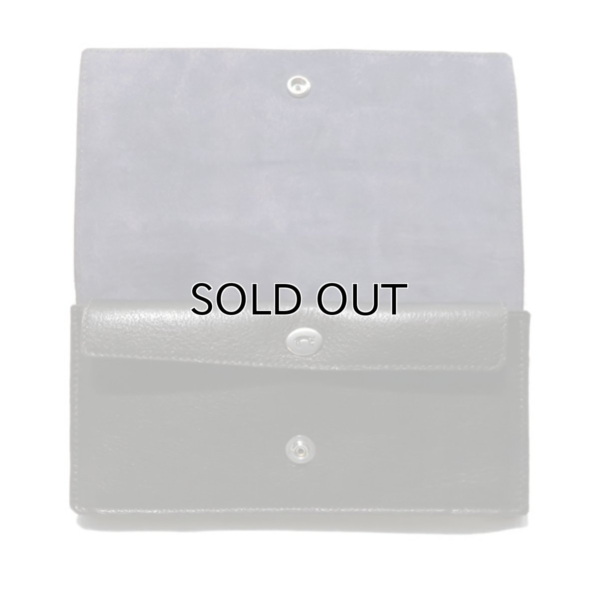 画像5: "JUTTA NEUMANN" Leather Wallet "Waiter's Wallet" -長財布-　color : Black / Purple (5)