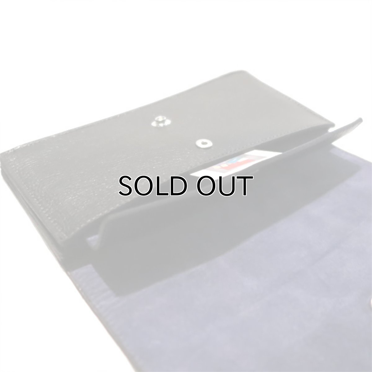 画像9: "JUTTA NEUMANN" Leather Wallet "Waiter's Wallet" -長財布-　color : Black / Purple (9)