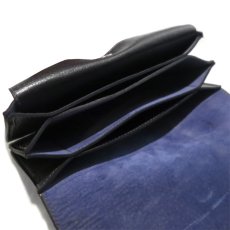 画像8: "JUTTA NEUMANN" Leather Wallet "Waiter's Wallet" -長財布-　color : Black / Purple (8)