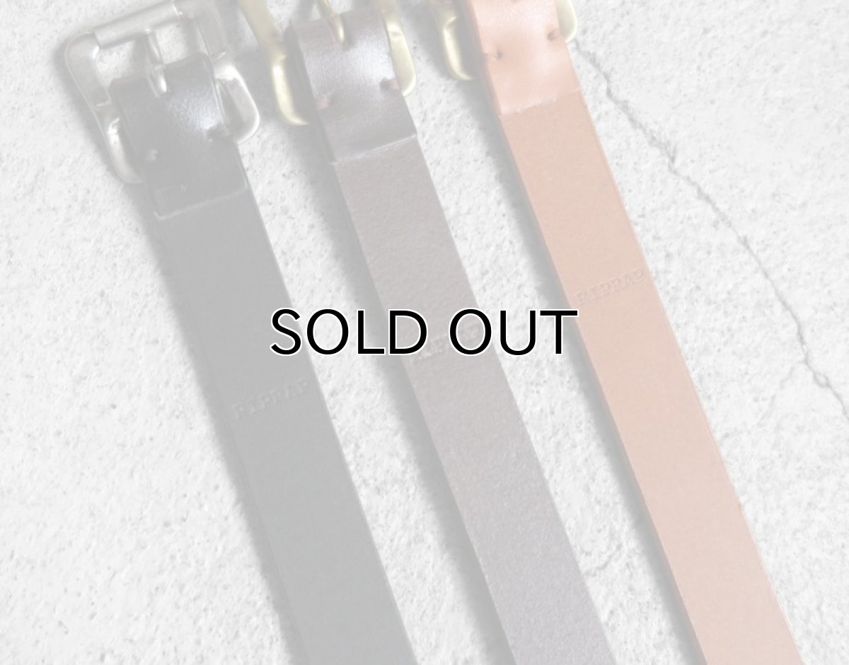 画像6: Riprap "NARROW BELT" -BRITISH SADDLE-　3 COLOR　size FREE (6)