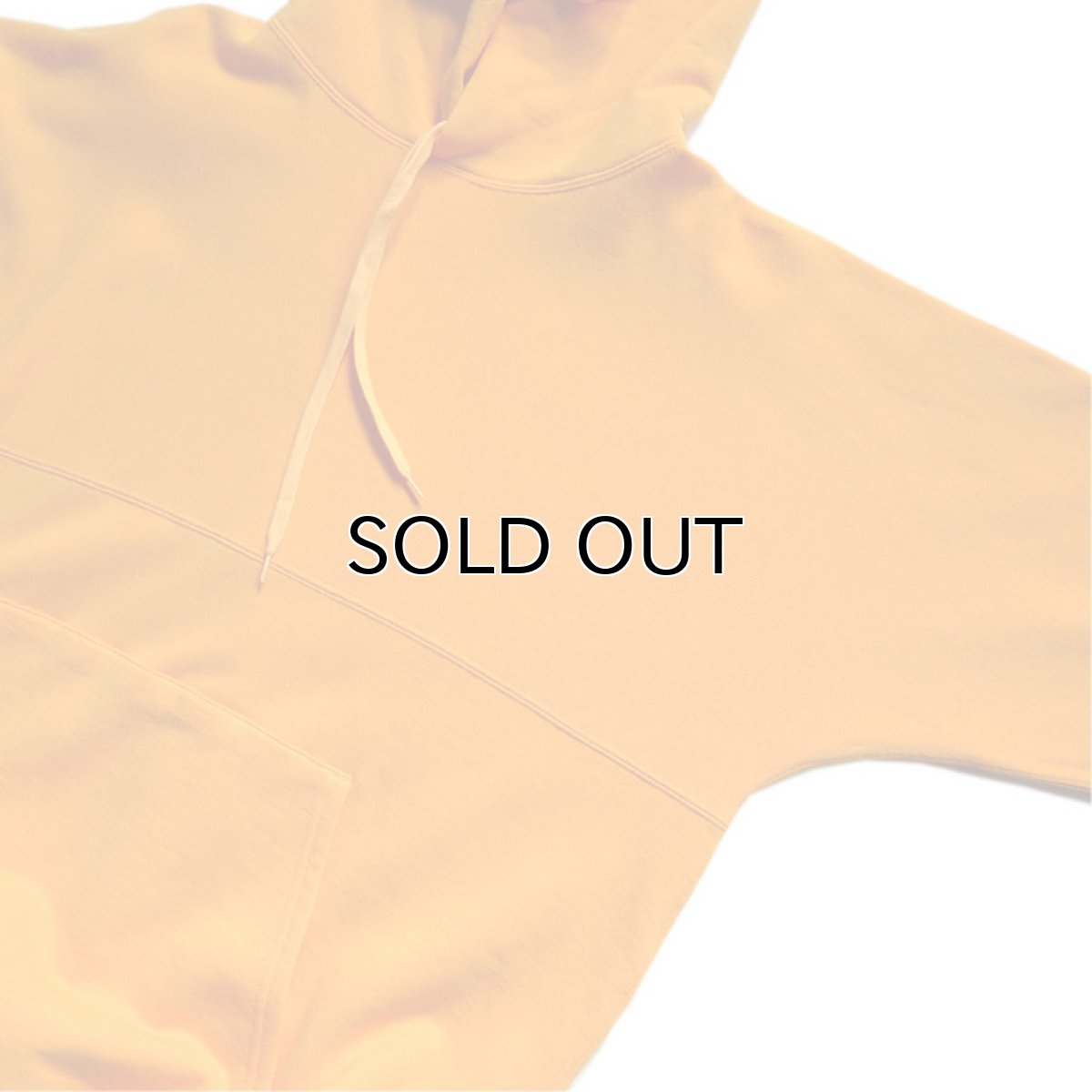 画像3: Riprap "Half Reverse Grove Sleeve Hoodie" -Cotton Loopwheel-  　color MANGO　size X-LARGE (3)