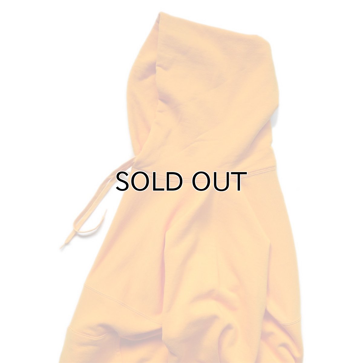 画像2: Riprap "Half Reverse Grove Sleeve Hoodie" -Cotton Loopwheel-  　color MANGO　size X-LARGE (2)