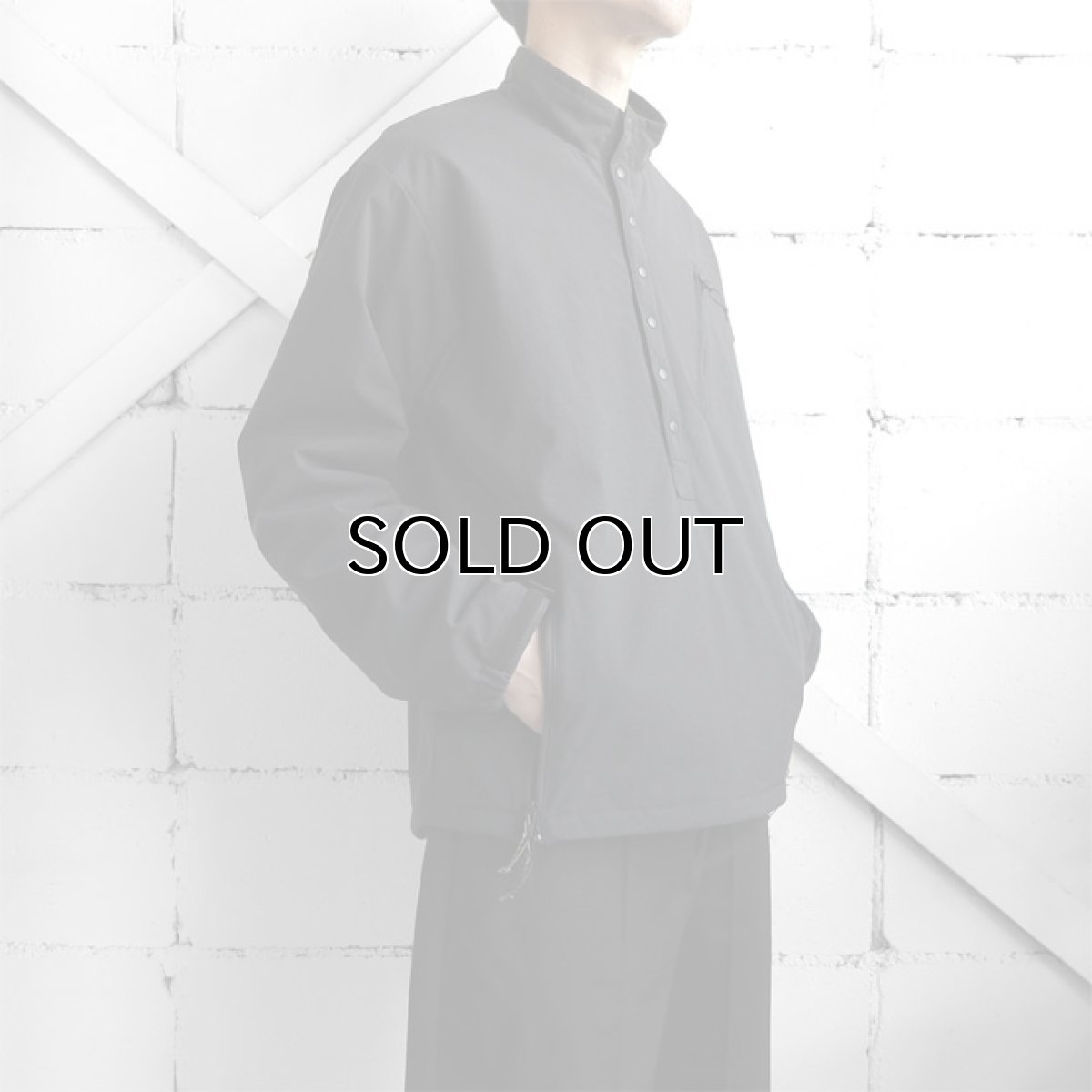 画像9: Riprap "Pullover Snap Puff" -Nylon Oxford-  　color BLACK　size MEDIUM (9)