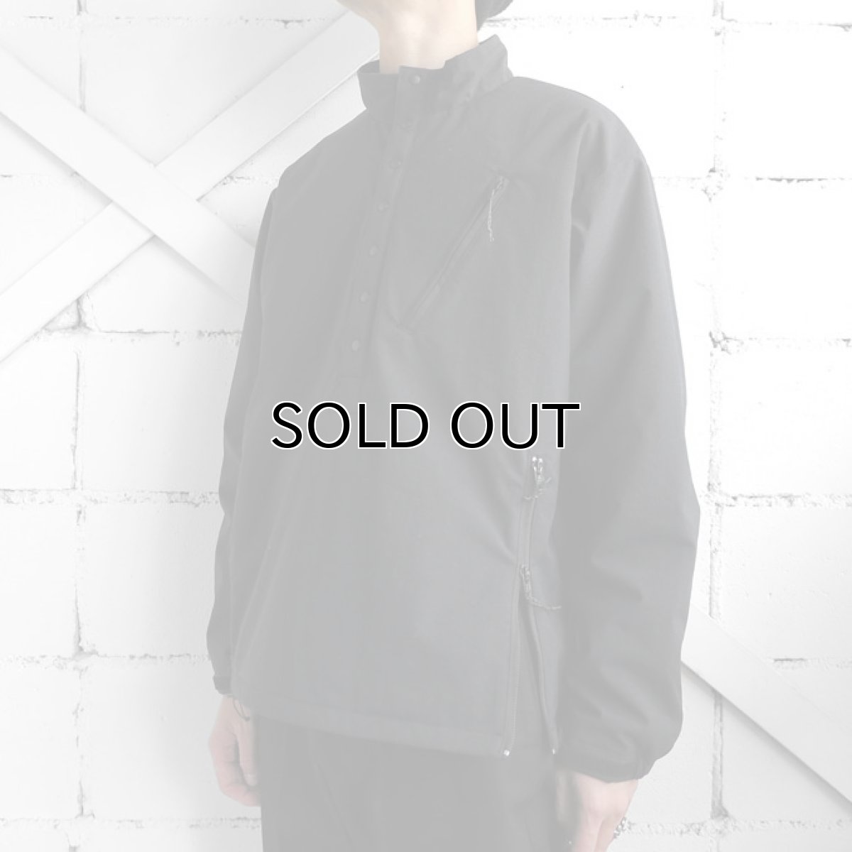 画像8: Riprap "Pullover Snap Puff" -Nylon Oxford-  　color BLACK　size MEDIUM (8)