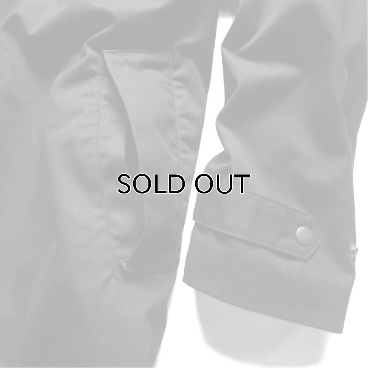 画像5: Riprap "Snap Coat" -Organic Cotton Highcount Weather-  　color BLACK　size LARGE (5)