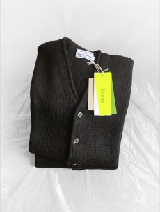 画像1: Riprap "HW JACQUARD CARDIGAN" -BABY ALPACA-　color BLACK　size S~XL (1)