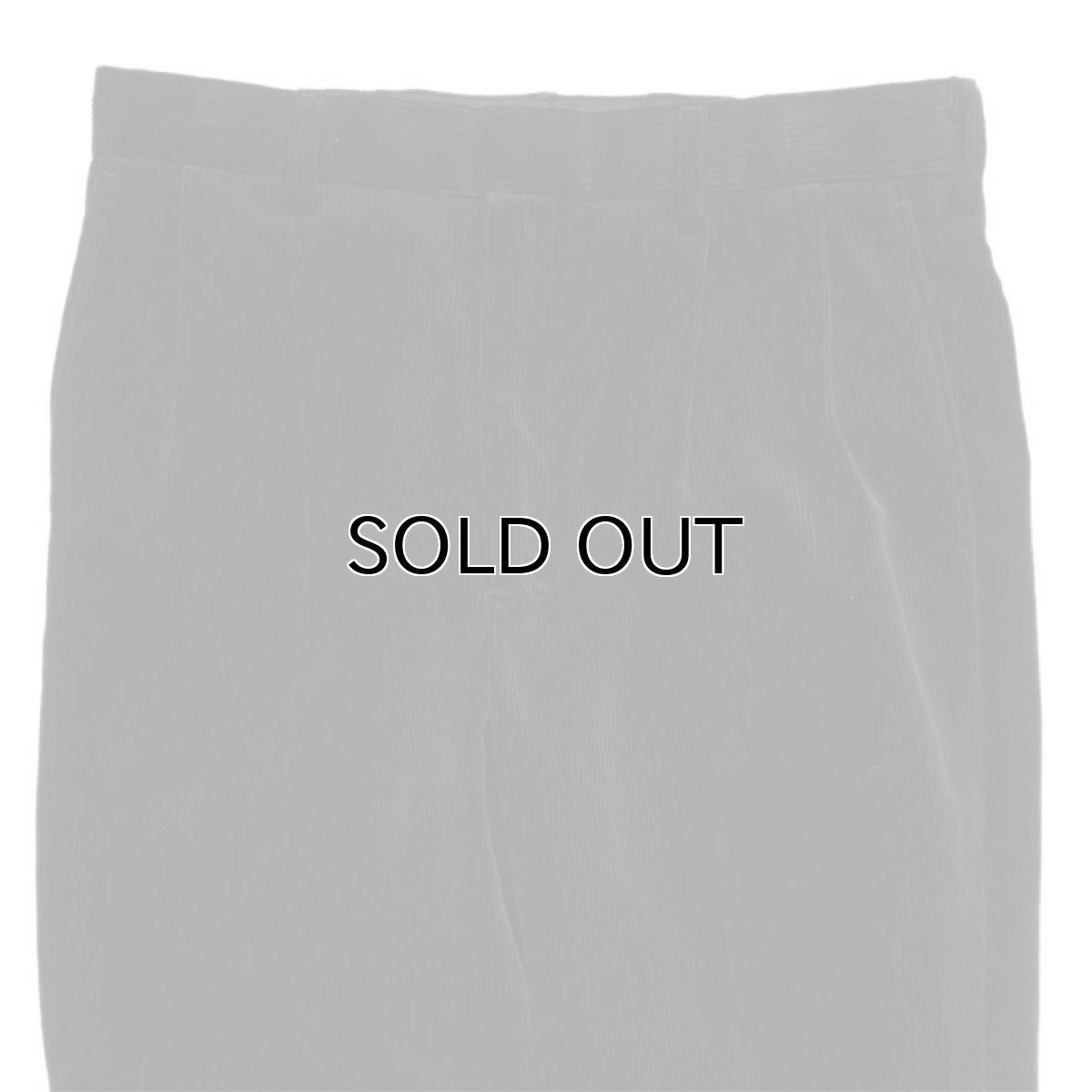 画像3: Riprap "Two Tuck Slacks" -9W Cotton Cords- color BLACK size SMALL, MEDIUM, LARGE (3)