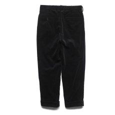 画像2: Riprap "Two Tuck Slacks" -9W Cotton Cords-　color BLACK　size SMALL, MEDIUM, LARGE (2)