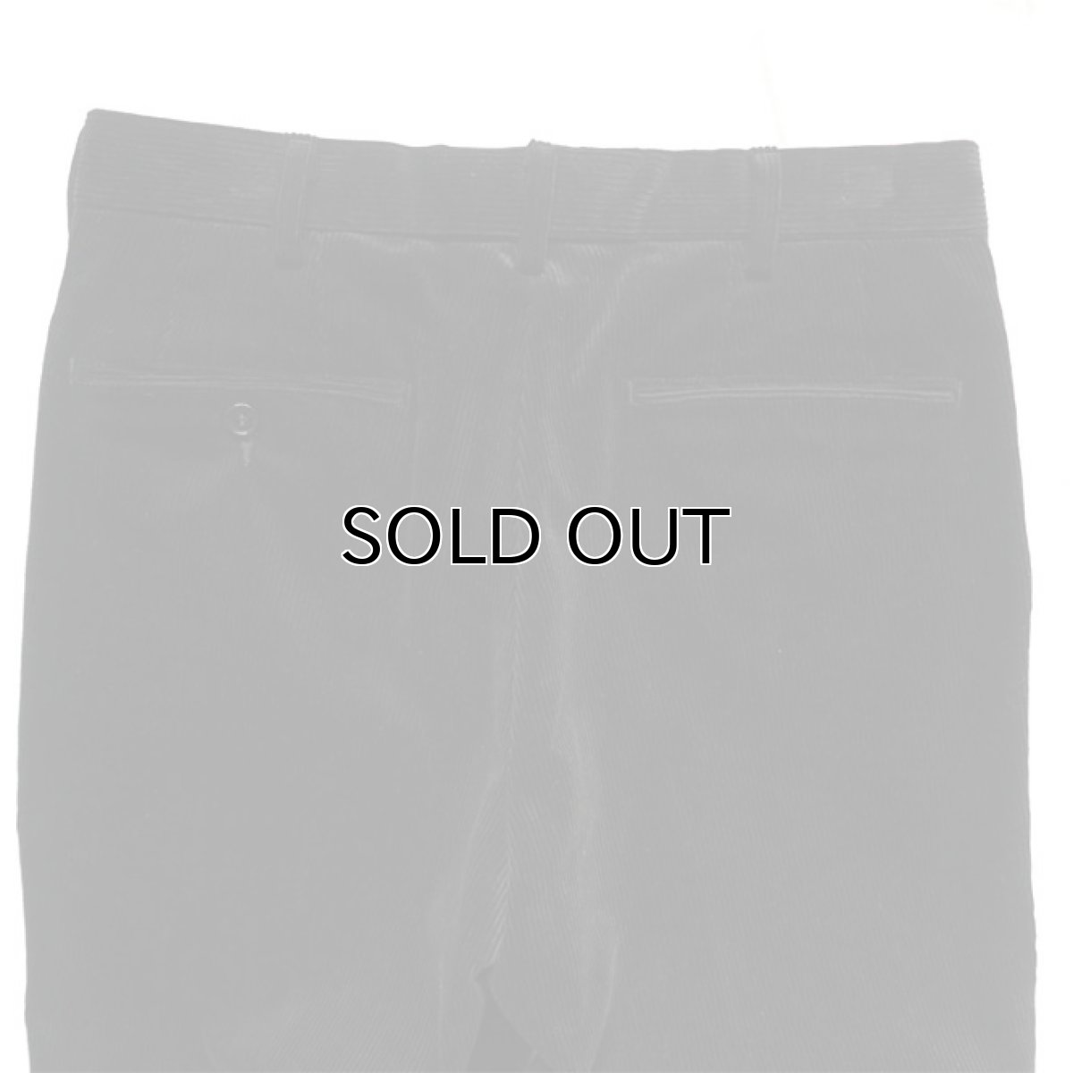 画像5: Riprap "Two Tuck Slacks" -9W Cotton Cords- color BLACK size SMALL, MEDIUM, LARGE (5)