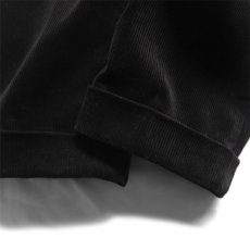 画像7: Riprap "Two Tuck Slacks" -9W Cotton Cords-　color BLACK　size SMALL, MEDIUM, LARGE (7)