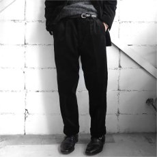 画像8: Riprap "Two Tuck Slacks" -9W Cotton Cords-　color BLACK　size SMALL, MEDIUM, LARGE (8)