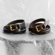 画像1: Riprap "PASS THROUGH BELT NARROW" -BRITISH SADDLE-　2 COLOR　size FREE (1)