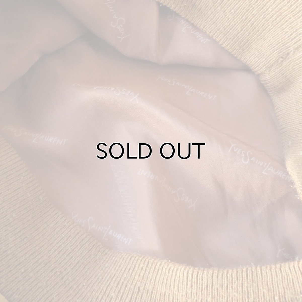 画像6: 1980's "Yves Saint Laurent" Nubuck Leather Pullover Jacket　LIGHT BROWN　size M-L (6)