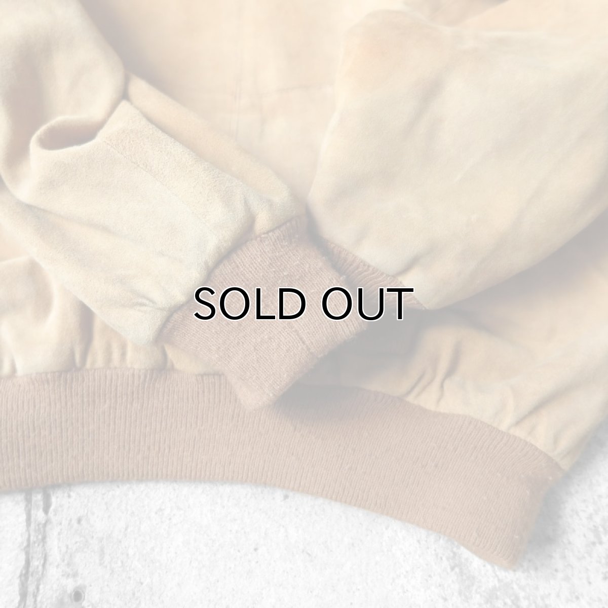 画像7: 1980's "Yves Saint Laurent" Nubuck Leather Pullover Jacket　LIGHT BROWN　size M-L (7)